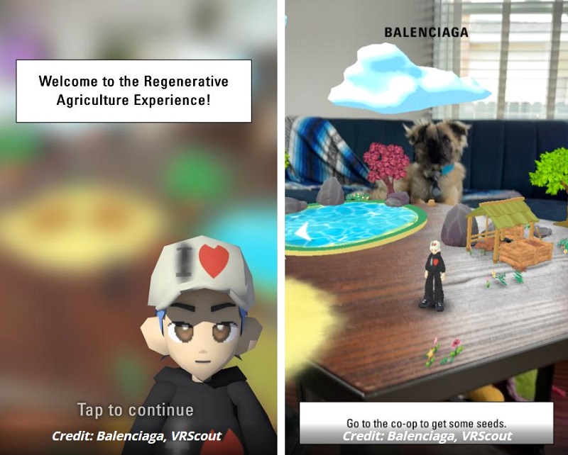 Balenciaga推出教育类型AR农场游戏-93913.COM-XR信息与产业服务